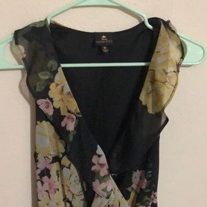 Disney collection floral print maxi dress
